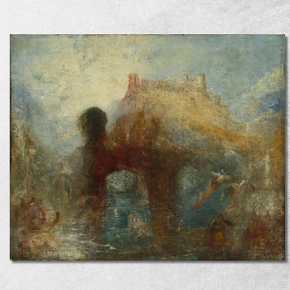 La Grotta Della Regina Mab Joseph Mallord William Turner jwt93 quadro stampato su tela