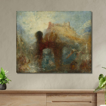 La Grotta Della Regina Mab Joseph Mallord William Turner jwt93 quadro stampato su tela