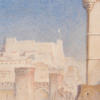 Rodi Joseph Mallord William Turner jwt95 quadro stampato su tela