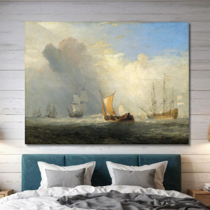 Traghetto Di Rotterdam Joseph Mallord William Turner jwt97 quadro stampato su tela