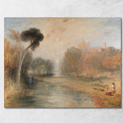 Castello Rosenau Coburgo Joseph Mallord William Turner jwt104 quadro stampato su tela