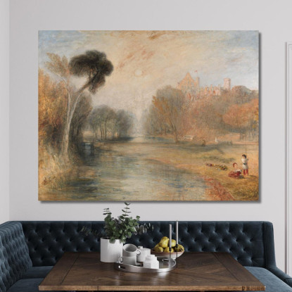 Castello Rosenau Coburgo Joseph Mallord William Turner jwt104 quadro stampato su tela