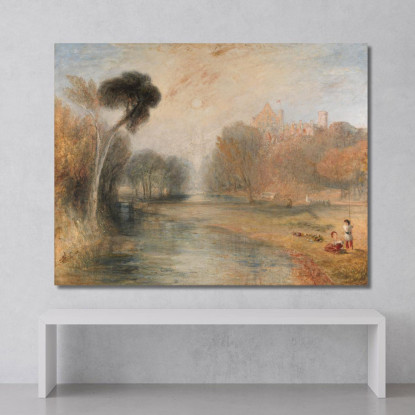 Castello Rosenau Coburgo Joseph Mallord William Turner jwt104 quadro stampato su tela