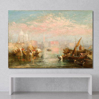 Paesaggio Marino Joseph Mallord William Turner jwt105 quadro stampato su tela