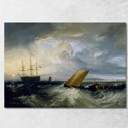 La Trasparenza Vista Dal Nore Joseph Mallord William Turner jwt107 quadro stampato su tela