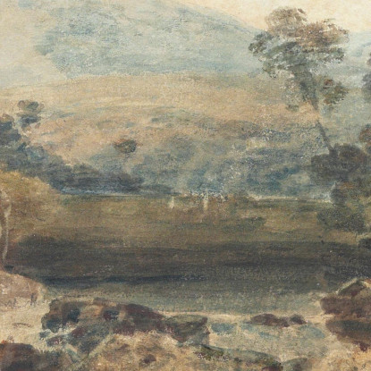 Snowdon Di Beddgelert Joseph Mallord William Turner jwt111 quadro stampato su tela