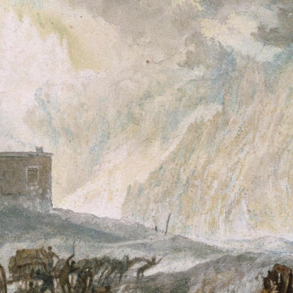 Bufera Di Neve Moncenisio Joseph Mallord William Turner jwt112 quadro stampato su tela
