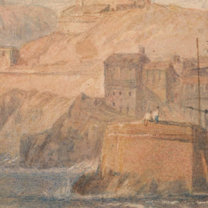 St. Mawes Cornovaglia Joseph Mallord William Turner jwt114 quadro stampato su tela