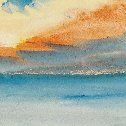 Tramonto Sull'Acqua Joseph Mallord William Turner jwt119 quadro stampato su tela