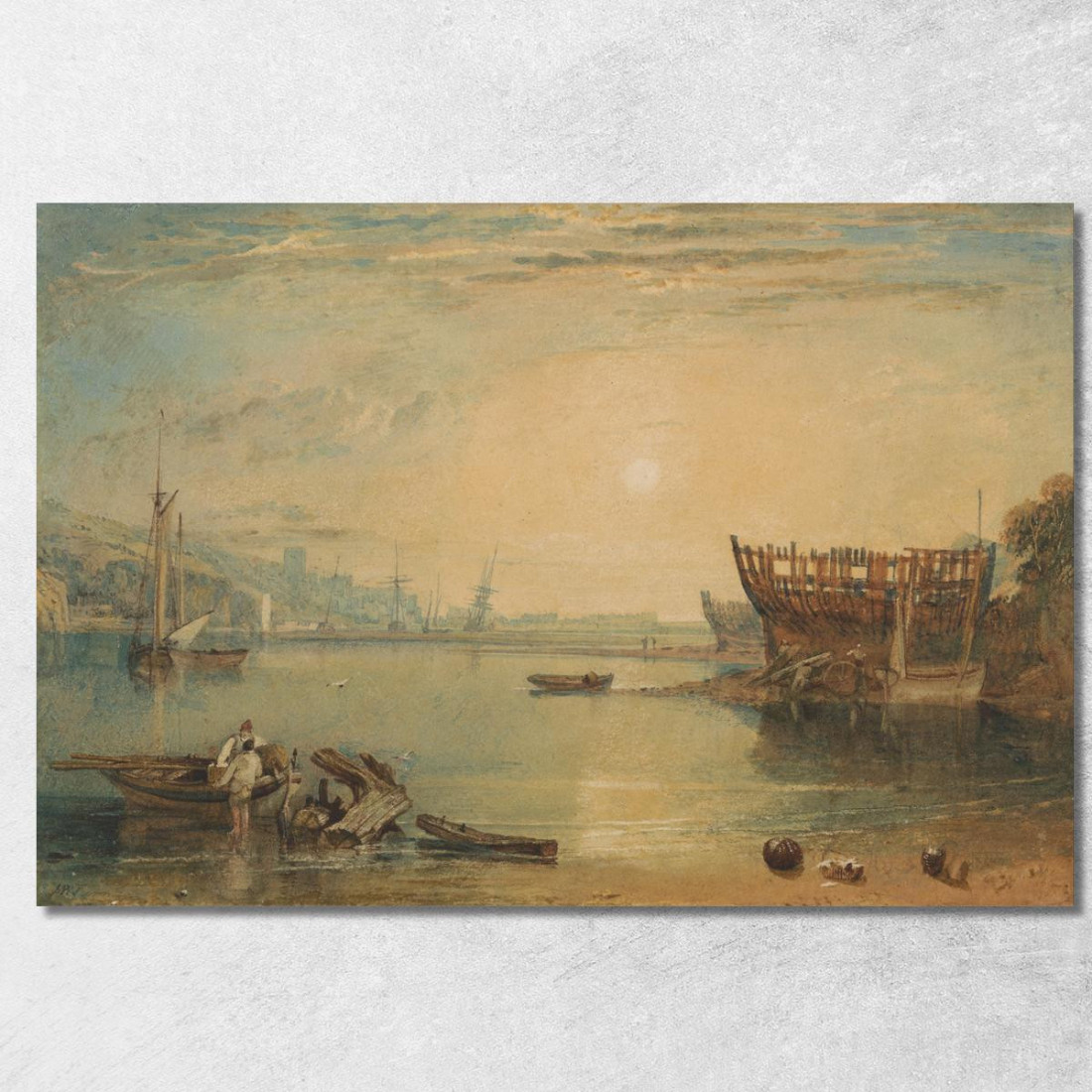 Teignmouth Devonshire Joseph Mallord William Turner jwt120 quadro stampato su tela
