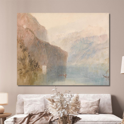 Cappella Di Tell Lago Dei Quattro Cantoni Joseph Mallord William Turner jwt121 quadro stampato su tela