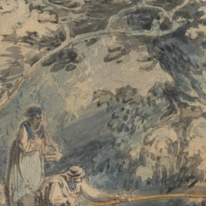 Il Pescatore Joseph Mallord William Turner jwt122 quadro stampato su tela