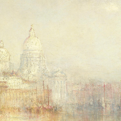The Dogana And Santa Maria Della Salute Joseph Mallord William Turner jwt125 quadro stampato su tela