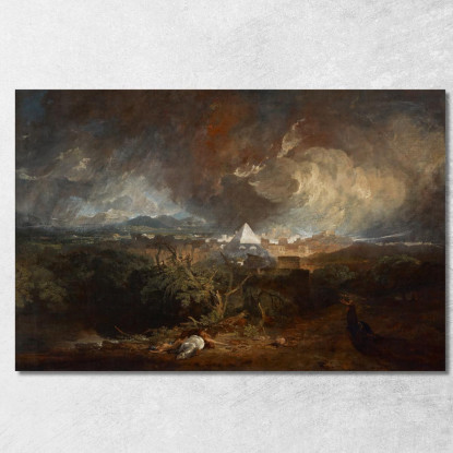 La Quinta Piaga D'Egitto Joseph Mallord William Turner jwt129 quadro stampato su tela