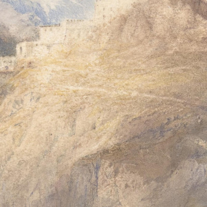 Il Forte Di L'Esseillon Val De La Maurienne Francia Joseph Mallord William Turner jwt131 quadro stampato su tela