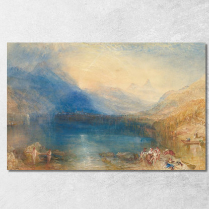 Il Lago Di Zugo Joseph Mallord William Turner jwt134 quadro stampato su tela