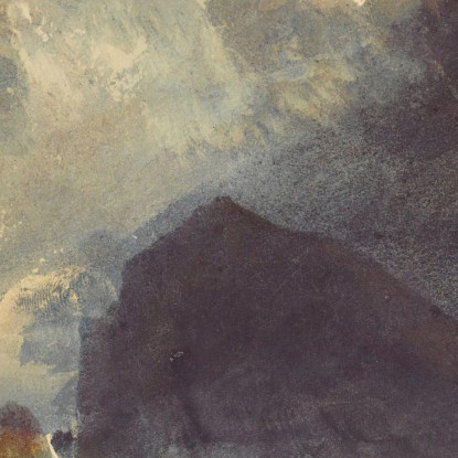 Il Mewstone Devon Joseph Mallord William Turner jwt135 quadro stampato su tela