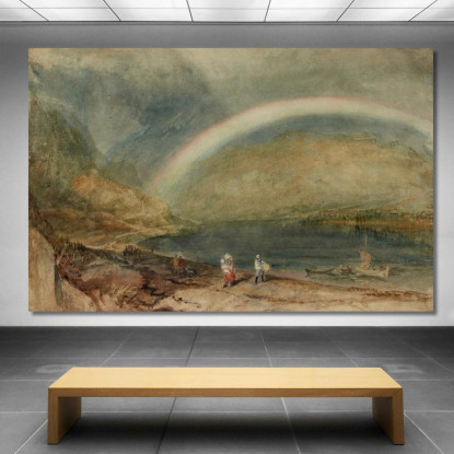 L'Arcobaleno Osterspai E Filsen Joseph Mallord William Turner jwt136 quadro stampato su tela