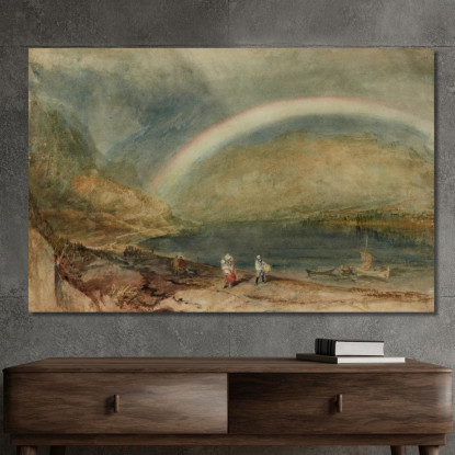 L'Arcobaleno Osterspai E Filsen Joseph Mallord William Turner jwt136 quadro stampato su tela