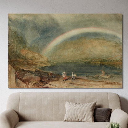 L'Arcobaleno Osterspai E Filsen Joseph Mallord William Turner jwt136 quadro stampato su tela