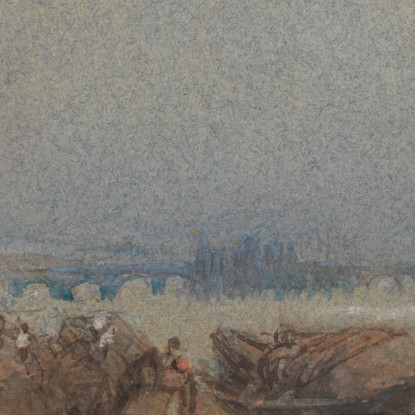 Tours_Tramonto- Guardando Indietro Joseph Mallord William Turner jwt139 quadro stampato su tela