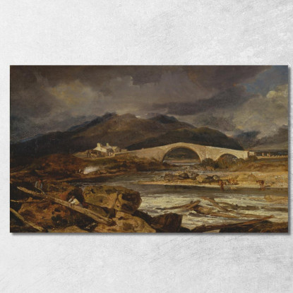 Ponte Tummel Perthshire Joseph Mallord William Turner jwt140 quadro stampato su tela