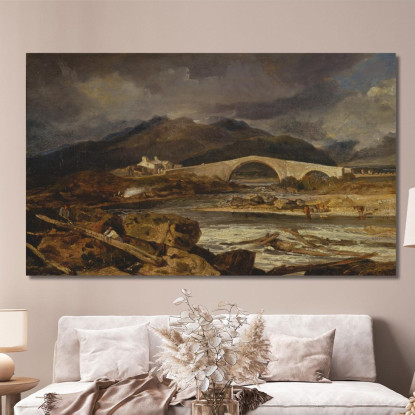 Ponte Tummel Perthshire Joseph Mallord William Turner jwt140 quadro stampato su tela