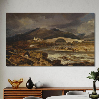 Ponte Tummel Perthshire Joseph Mallord William Turner jwt140 quadro stampato su tela