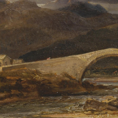 Ponte Tummel Perthshire Joseph Mallord William Turner jwt140 quadro stampato su tela