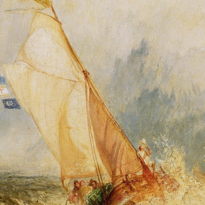 Van Tromp Sta Per Compiacere I Suoi Padroni Joseph Mallord William Turner jwt143 quadro stampato su tela