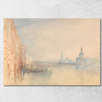 Venezia La Foce Del Canal Grande Joseph Mallord William Turner jwt145 quadro stampato su tela