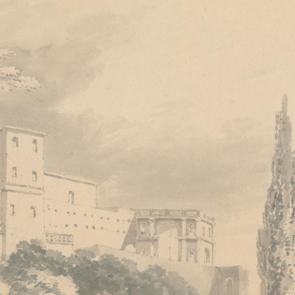 Villa D'Este Joseph Mallord William Turner jwt153 quadro stampato su tela
