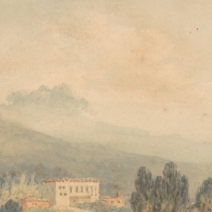 Villa Salviati On The Arno Joseph Mallord William Turner jwt154 quadro stampato su tela