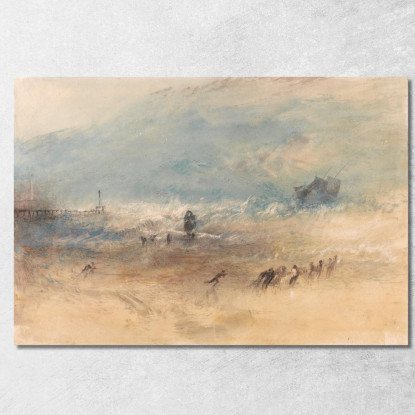 Sabbie Di Yarmouth Joseph Mallord William Turner jwt160 quadro stampato su tela