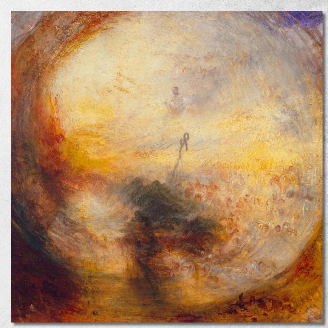 Lumière Et Couleur La Théorie De Goethe Le Matin Après Le Déluge Moïse Écrit Joseph Mallord William Turner tableau impression su