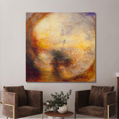 Licht Und Farbe Goethes Theorie Der Morgen Nach Der Sintflut Moses‘ Schrift Joseph Mallord William Turner drucken auf leinwand