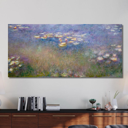 Ninfee 2 Claude Monet mnt359 quadro stampato su tela