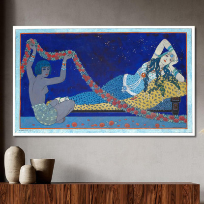 Cleopatra 2 George Barbier gbb10 quadro stampato su tela