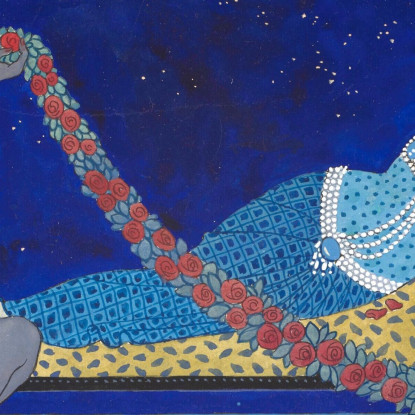 Cleopatra 2 George Barbier gbb10 quadro stampato su tela