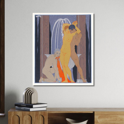 Clodia Accompagna Il Fratello George Barbier gbb11 quadro stampato su tela