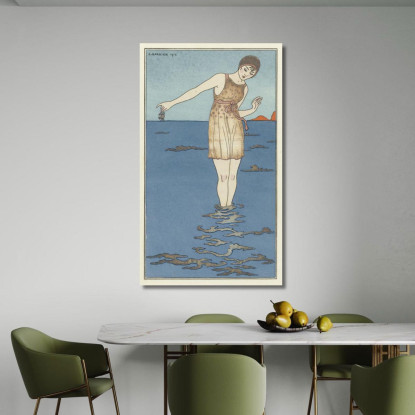 Costume Da Bagno George Barbier gbb13 quadro stampato su tela