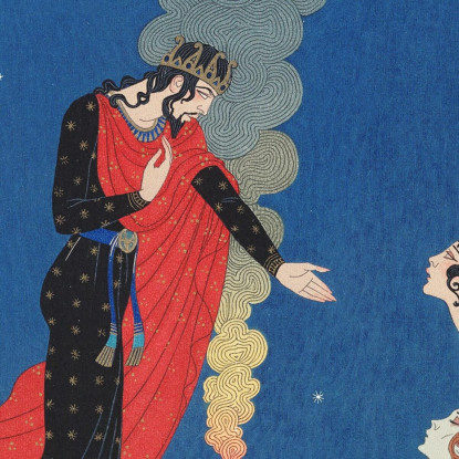 Empedocle E Pantea George Barbier gbb36 quadro stampato su tela