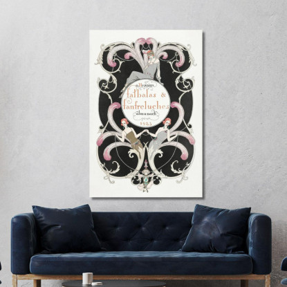 Falbalas Et Fanfreluches George Barbier gbb42 quadro stampato su tela