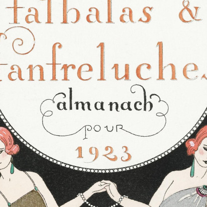 Falbalas Et Fanfreluches George Barbier gbb42 quadro stampato su tela