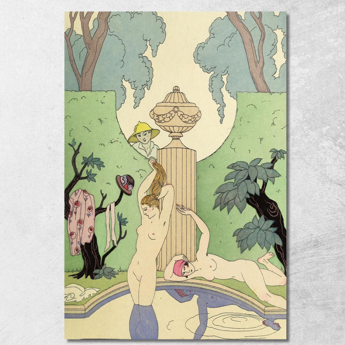 Falbalas E Fronzoli La Luxure George Barbier gbb48 quadro stampato su tela