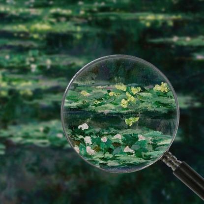 Ninfee Claude Monet mnt365 quadro stampato su tela