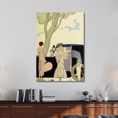 Falbalas E Fronzoli L'Ensie George Barbier gbb52 quadro stampato su tela