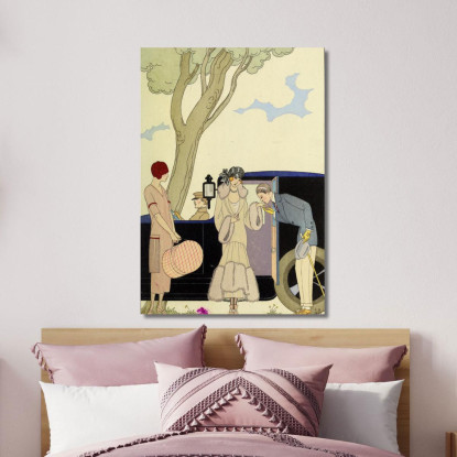 Falbalas E Fronzoli L'Ensie George Barbier gbb52 quadro stampato su tela