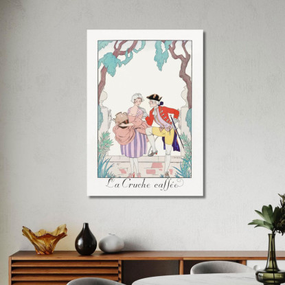 La Brocca Del Caffè George Barbier gbb76 quadro stampato su tela
