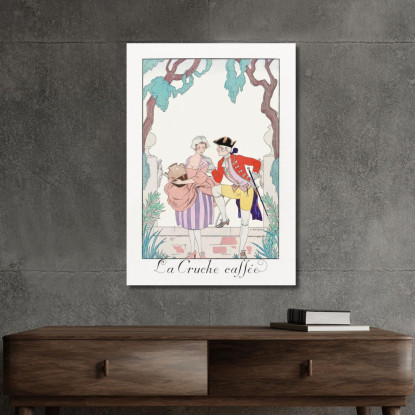 La Brocca Del Caffè George Barbier gbb76 quadro stampato su tela